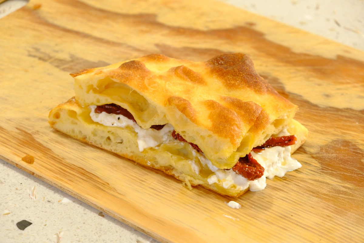 Focaccia Vegetariana Pistacchio